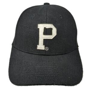 Portland Gear Baseball Cap Black One Size P Logo Wool Blend Slideback Hat